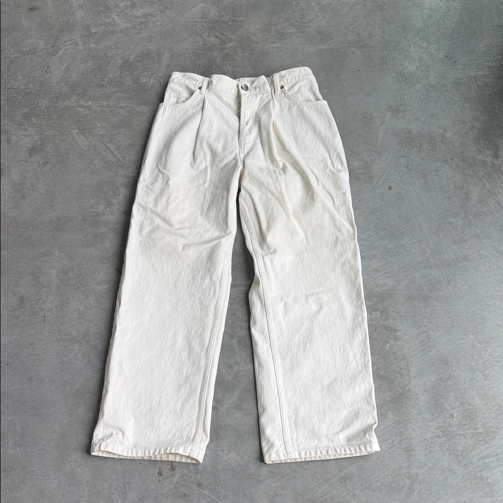 Men's White Relaxed Fit Jeans